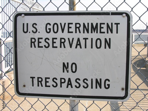 us government sign