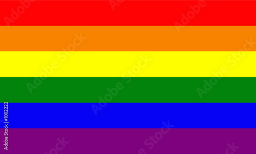 gay regenbogen fahne photo