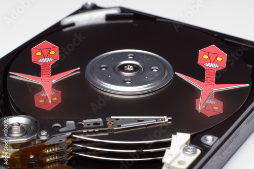 hard disk drive virus photo