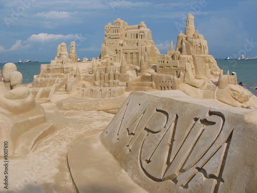 narnia sand castles @ singapore photo