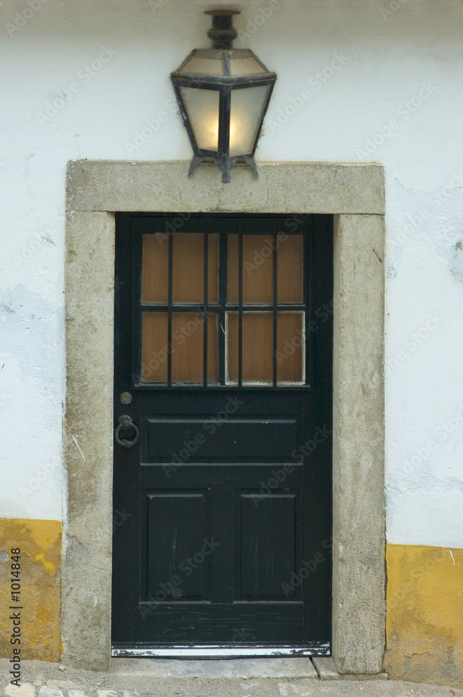 door of old house