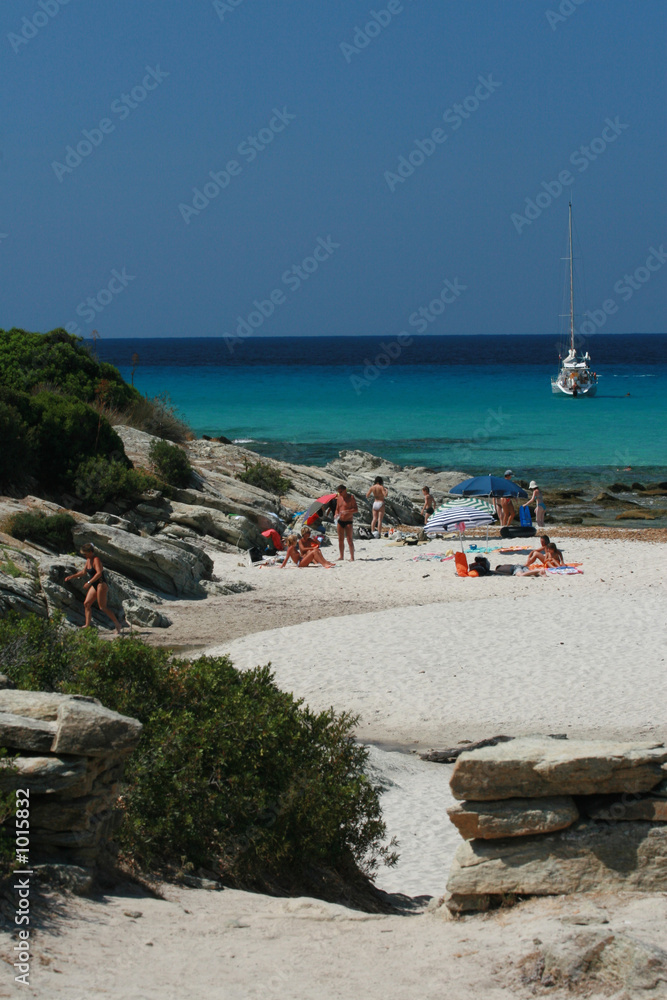 Obraz premium plage de saleccia