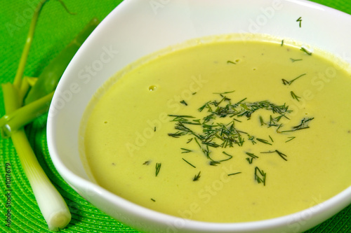 fresh pea soup