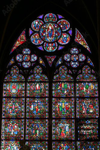 decorated church window