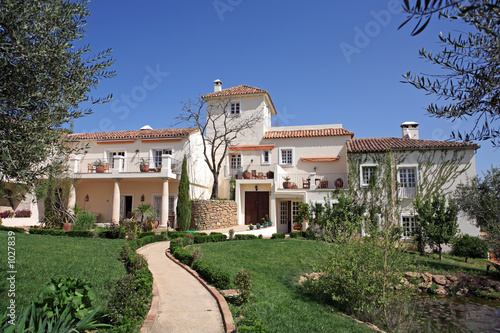 luxury rustic hotel in countryside