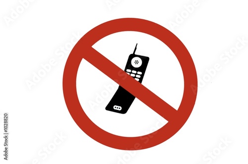 cellulars prohibited