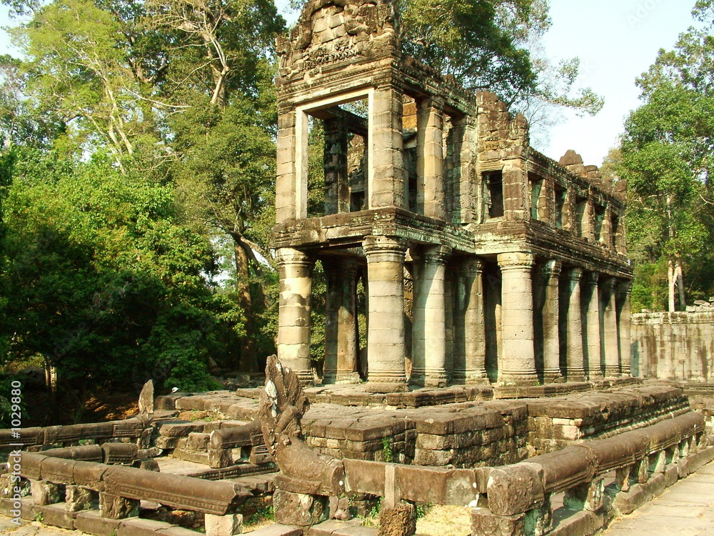 Obraz premium preah khan, cambodge