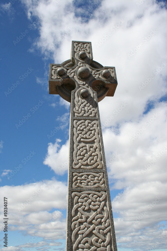 marble celtic cross