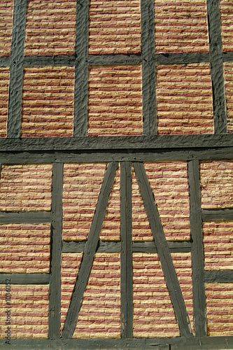 detail of old brick wall