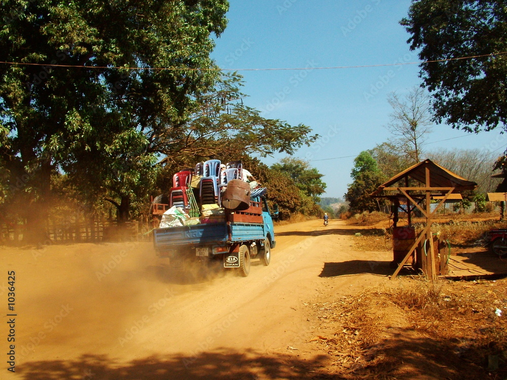 Obraz premium piste, cambodge