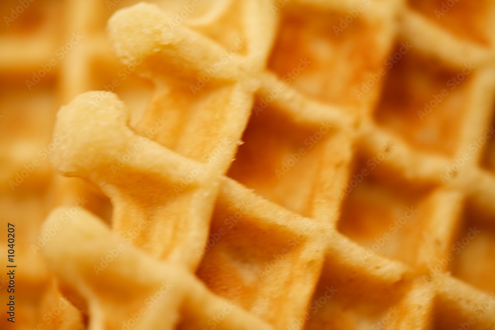 butter waffles close up butter waffles close up