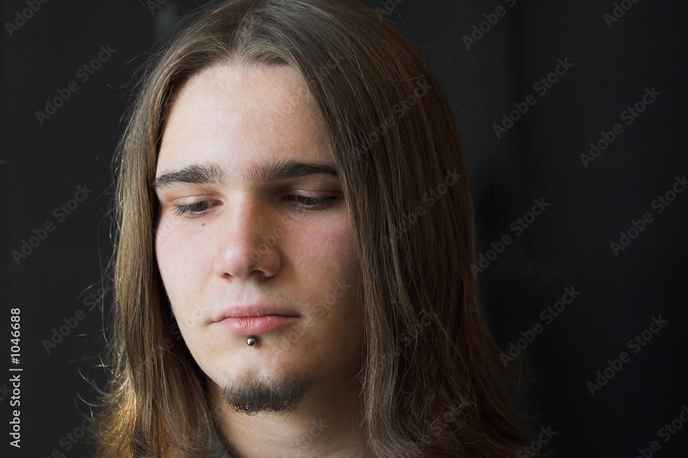 thinkfull young man thinkfull young man