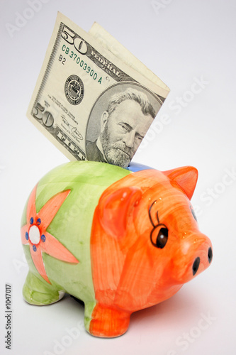 фотографія dollar and piggy