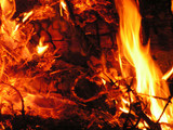 bonfire fire flame
