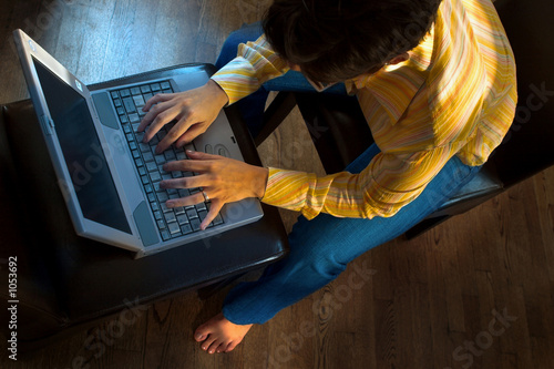 working at home photo