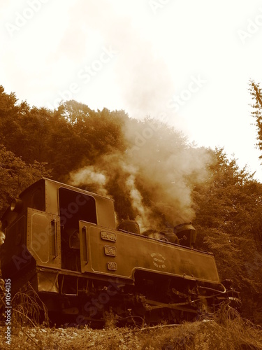 old steam engine photo