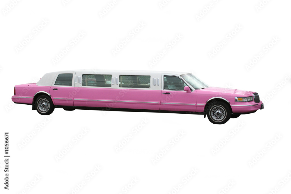 stretch pink limo