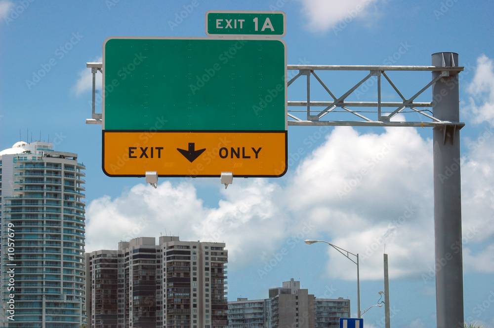 highway sign
