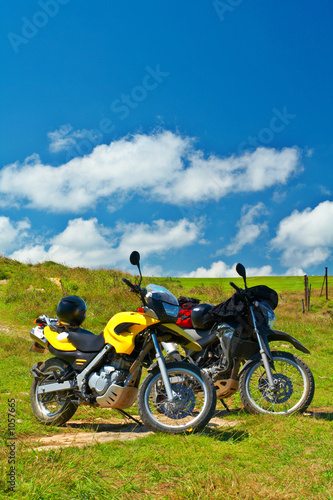 two motorbikes