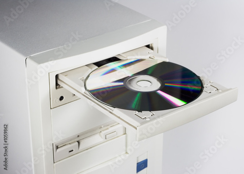 cd or dvd and computer