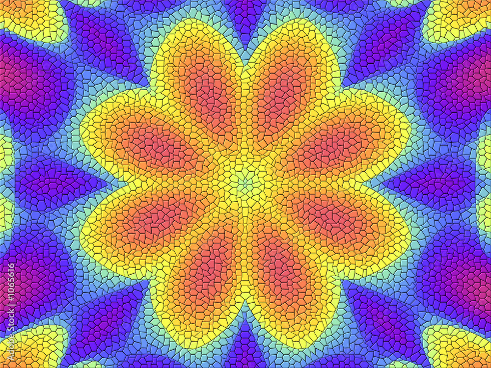 floral mosiac