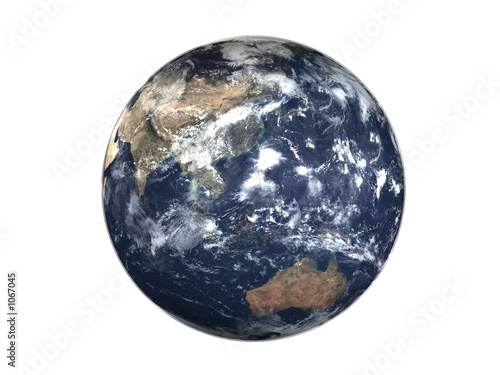 Fototapeta Naklejka Na Ścianę i Meble -  realistic 3d earth