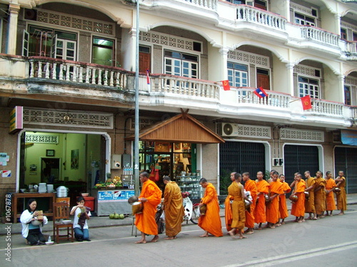 moines, laos photo