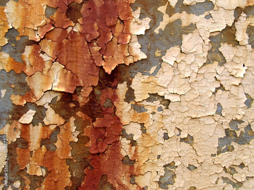 peeling paint
