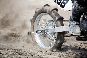 Fototapete Motorsport Dirtbike-Rad  © Sascha Burkard