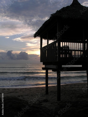 florida beach hut
