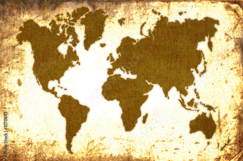 Fototapeta Naklejka Na Ścianę i Meble -  world map