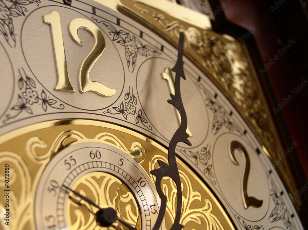 time on a grandfather clock Stock Photo Adobe Stock