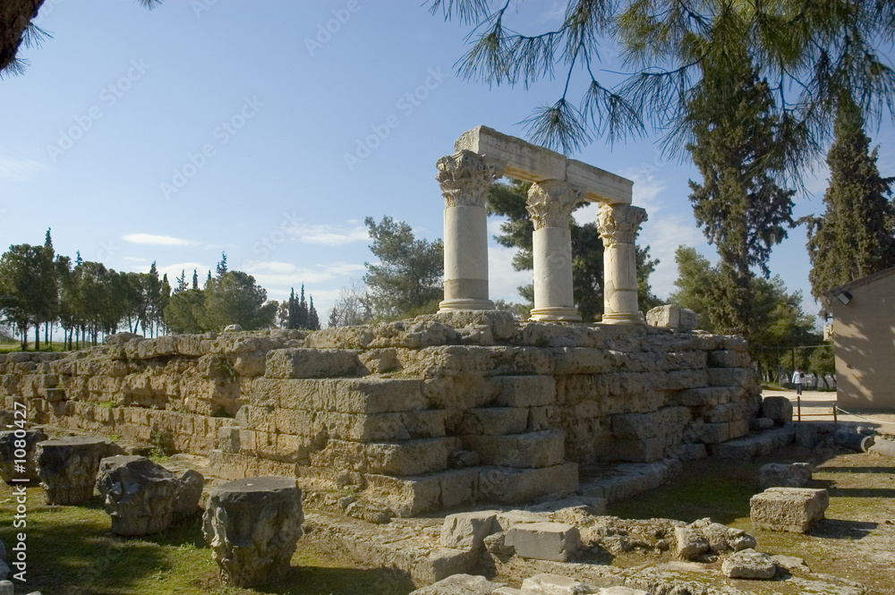temple of octavia in ancient corinth Stock Photo Adobe Stock