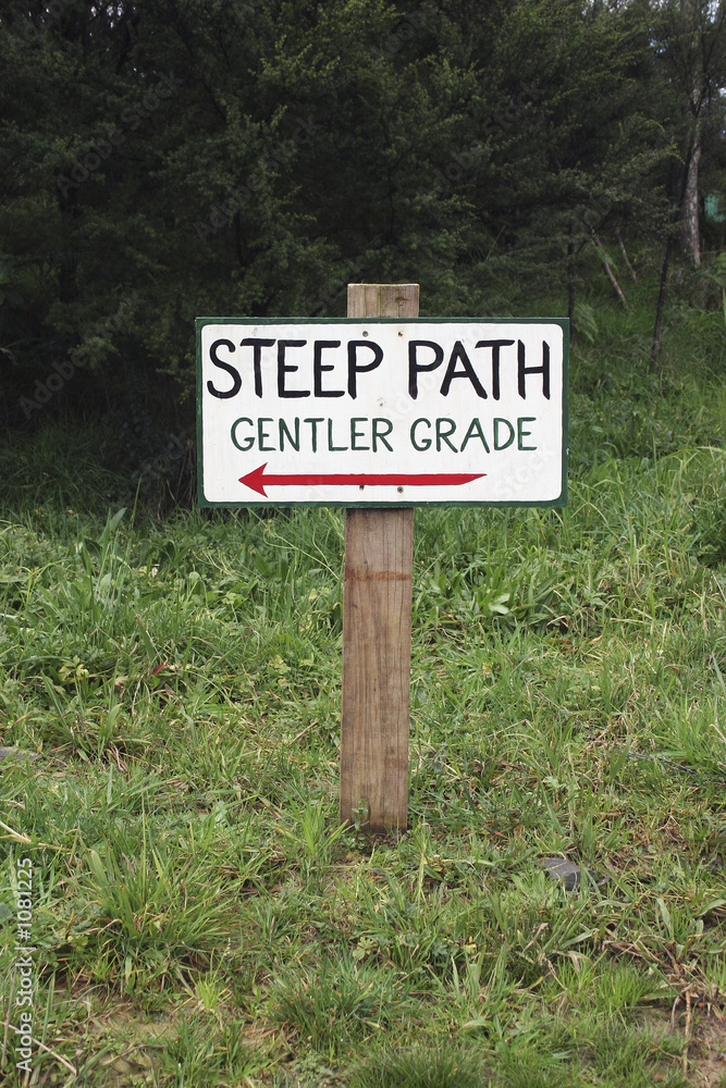 steep path