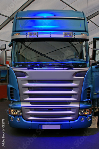 blue truck