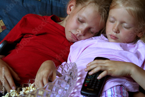 watching tv