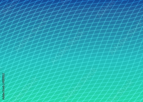 curved grid cyan