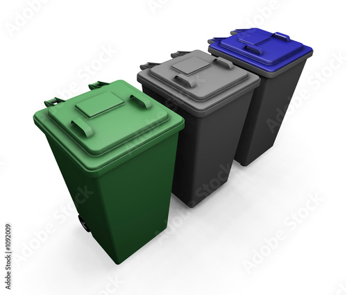 wheelie bins photo