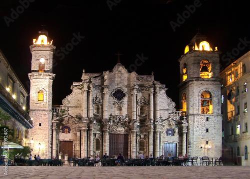 Photography night cathedral