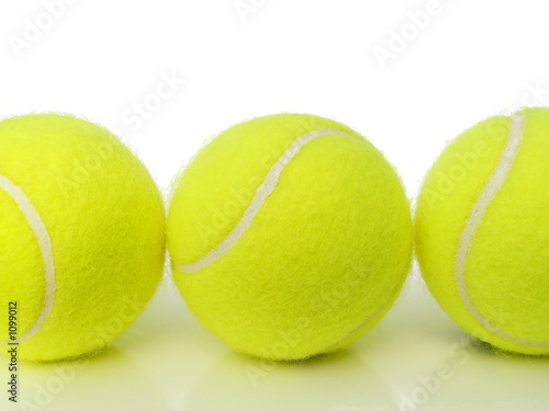 tennis ball row © sparkia