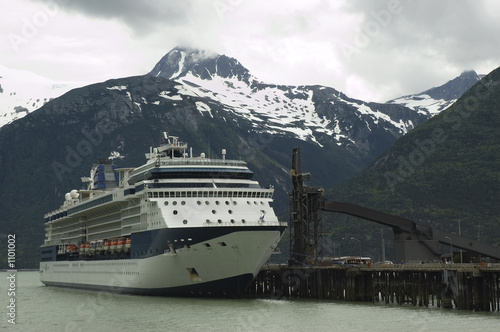 docked ship