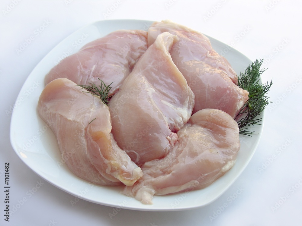 chickens' breast meat