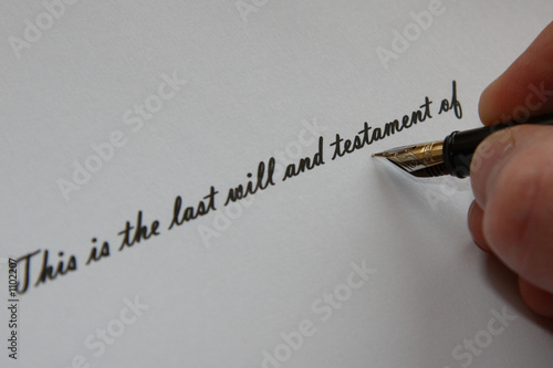 last will and testament