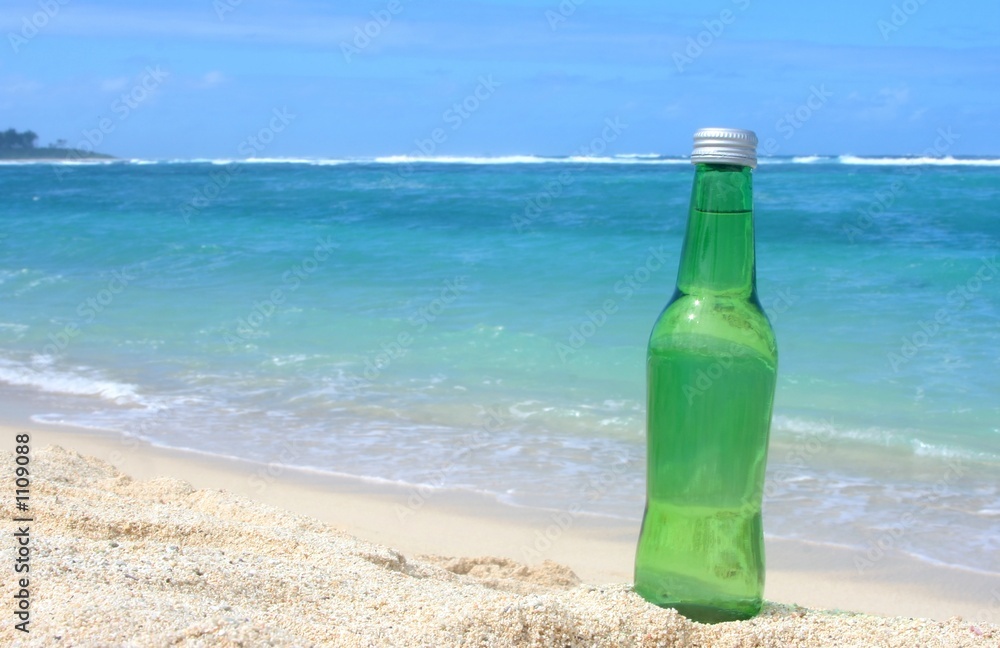 bottle on the beach bottle on the beach