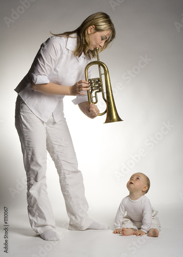 mother with child photo