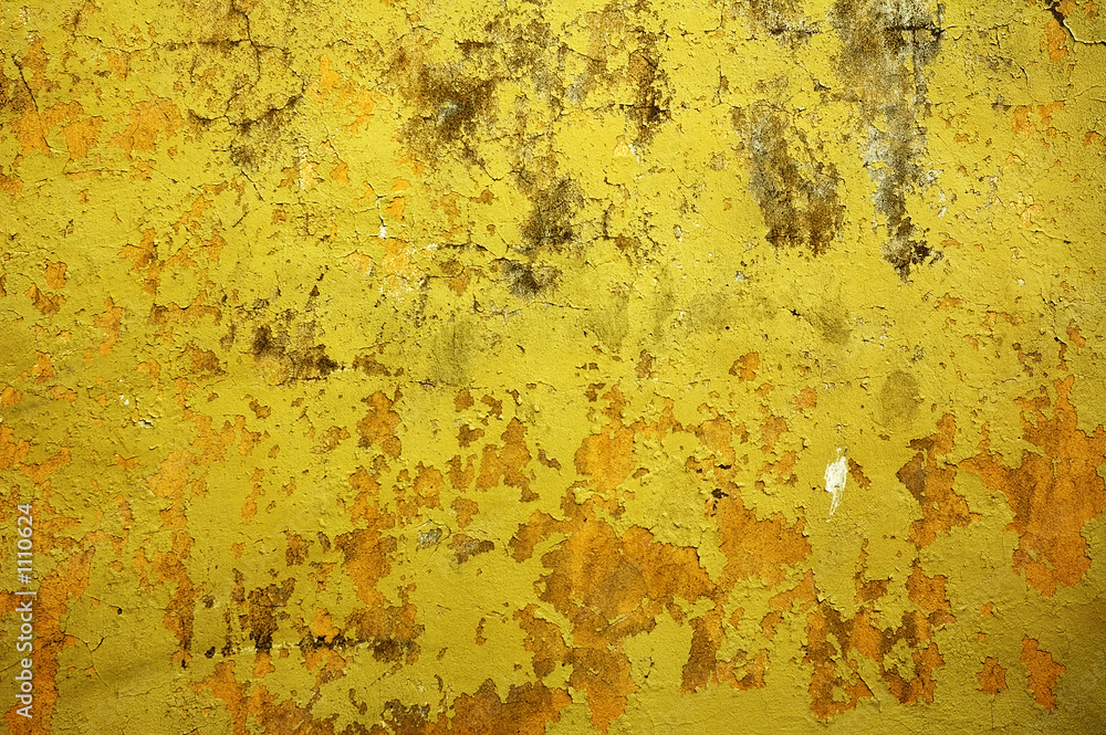 yellow wall - perfect grunge background