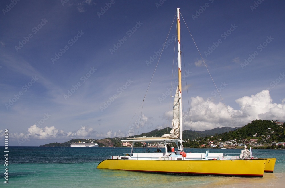 Fototapeta premium sailing in paradise