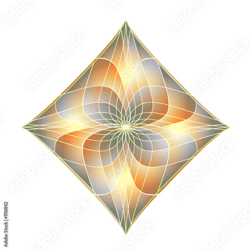 abstract diamond - bright fractals
