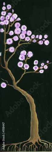 flowered oriental cherry