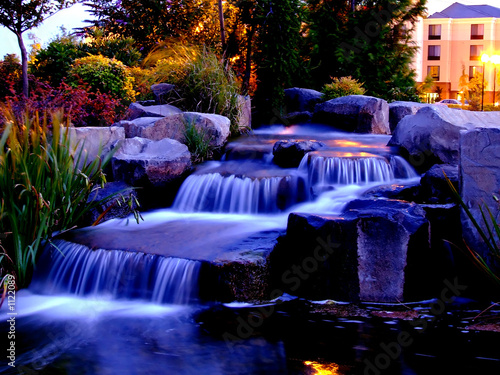 water flowing